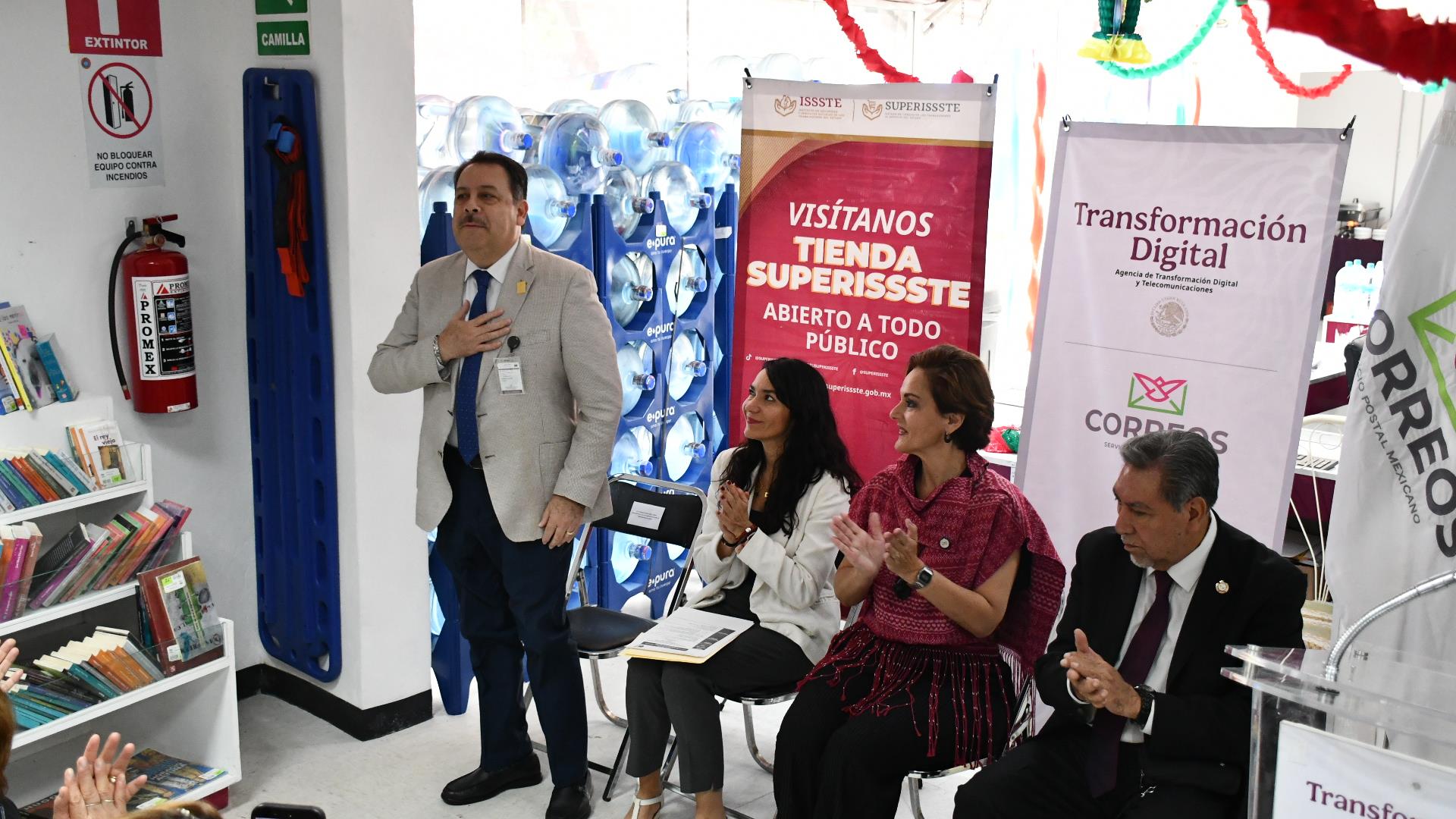  Inaguración de la nueva oficina de Correos de México en la Tienda SUPERISSSTE, Colonia Doctores